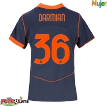 Camiseta Inter Milan Matteo Darmian #36 Tercera Equipación para mujer 2025-26 manga corta